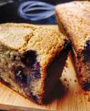 Budín integral con arándanos y yogurt de kéfir