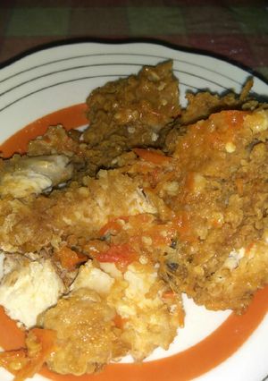 Foto resep KFC geprek