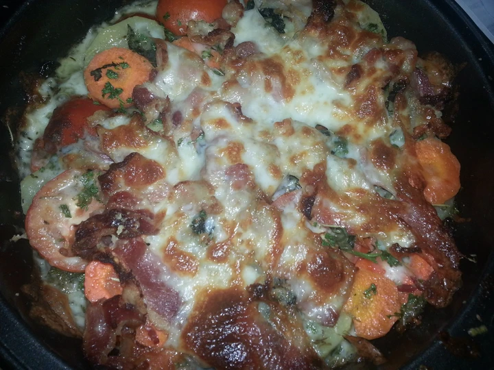 Easy Ways Make|Recipe} Baked Ratatouille with Bacon the So Delicious 