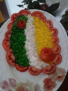 ট্রাই কালার রাইস(Tricolour rice recipe in bengali) রেসিপির প্রধান ছবি