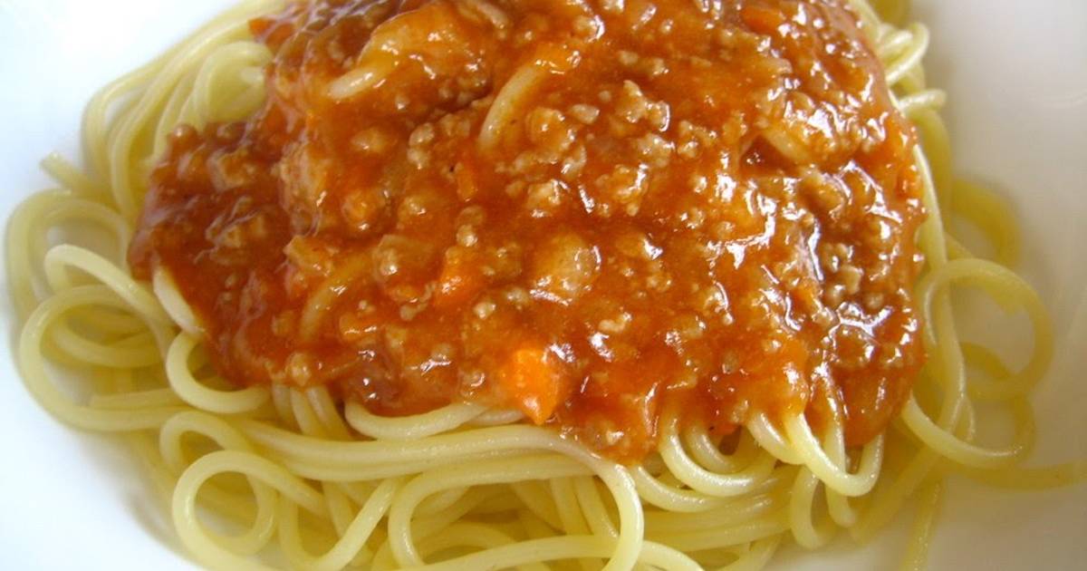Nostalgic School Lunch Meat Sauce Recipe by cookpad.japan Cookpad