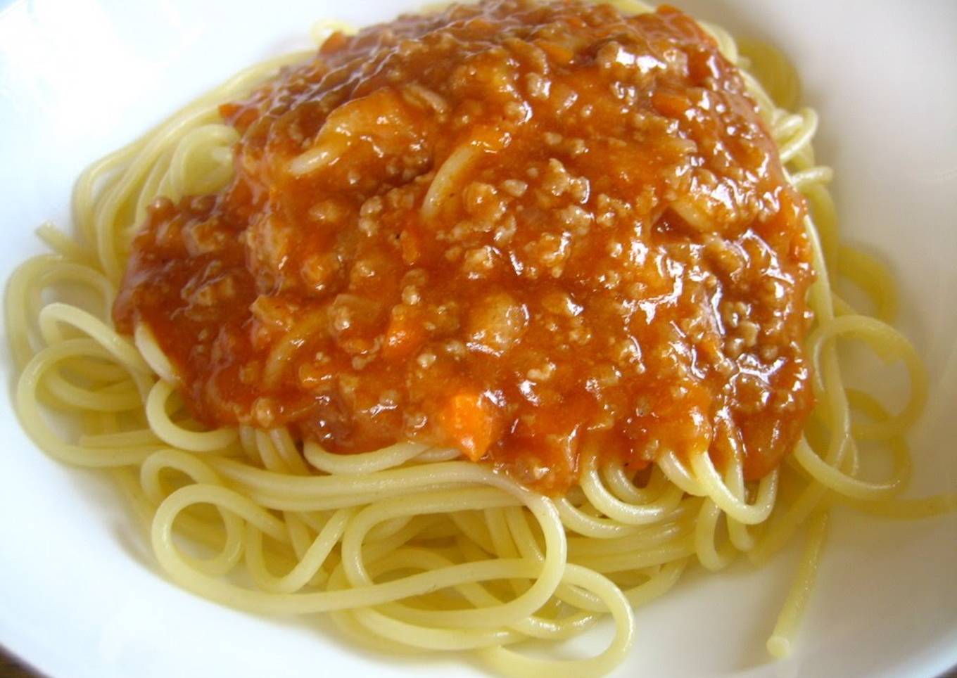 Nostalgic School Lunch Meat Sauce