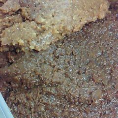 A picture of Homemade Miso Made In a Plastic Storage Container (Salty Version).