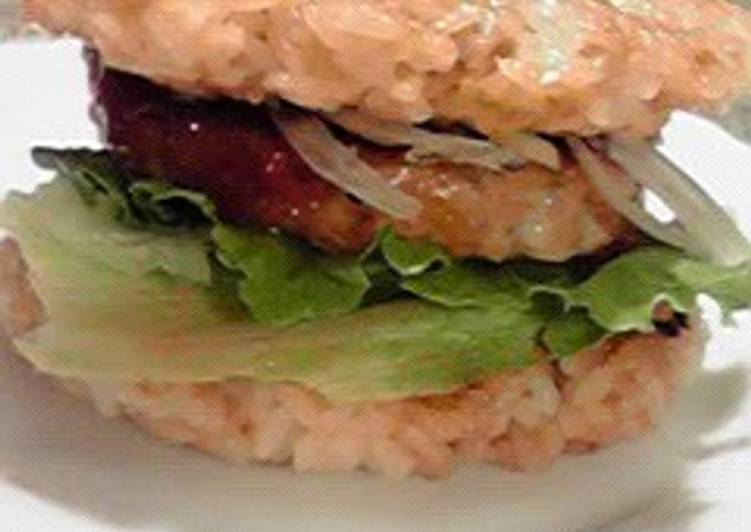 Steps to Make Perfect Mos Burger-style Chicken Rice Burger