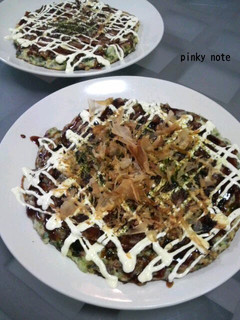 A picture of A Kansai Native's Light and Fluffy Okonomiyaki.