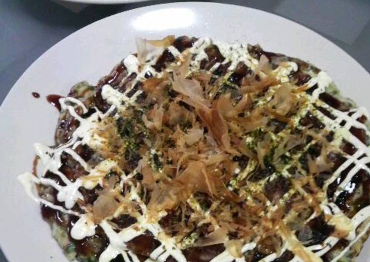 Recipe of Speedy A Kansai Native&#39;s Light and Fluffy Okonomiyaki