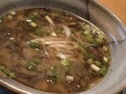 A picture of onion miso soup