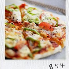A picture of Easy Basic Pizza No Need to Proof or Rest the Dough.