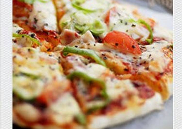 Step-by-Step Guide to Make Homemade Easy Basic Pizza No Need to Proof or Rest the Dough