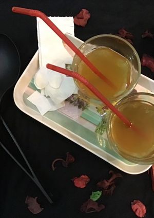 A picture of Gurr ka sharbat (that juice).