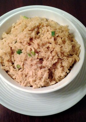 A picture of Green Chili Rice.