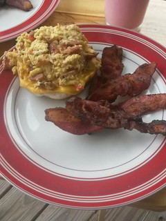 A picture of Easy and Creamy Breakfast Scrambler.