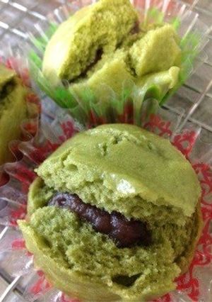 A picture of Fluffy Cake-Like Manju with Rice Flour.