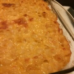 A picture of A Lighter Bake Mac & Cheese.