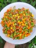 Tumis jagung, wortel, buncis