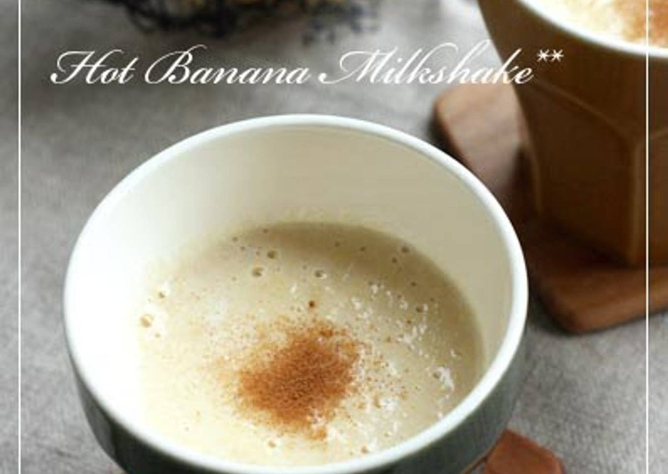 Highly Nutritious Hot Banana Milkshake