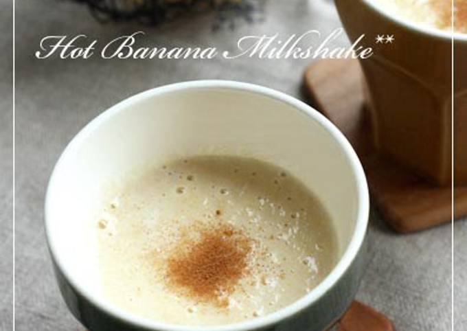 Highly Nutritious Hot Banana Milkshake