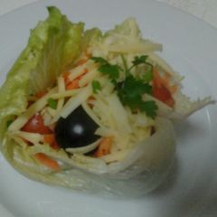 A picture of Ladybirds BBQ or Roast Lettuce Cups.