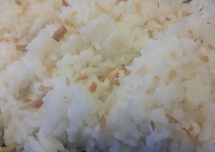 Recipe of Super Quick Homemade Coconut Rice