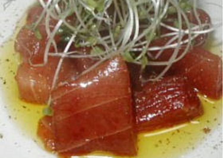 Recipe of Perfect Marinated Tuna (Maguro Zuke)