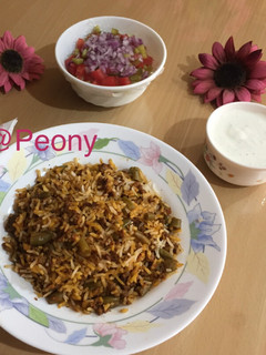 عکسی از دستور لوبیا پلو با گوشت چرخکرده
