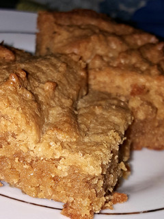 A picture of Peanut Butter Blondies.