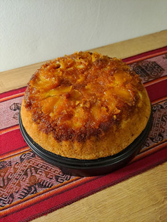 Una foto de Torta Invertida de Manzana