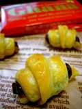 Easy Rolled Chocolate Pies with Puff Pastry Sheets