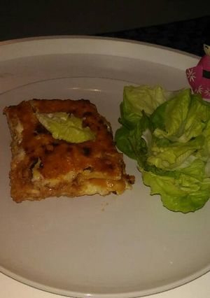 A picture of Lasagna.