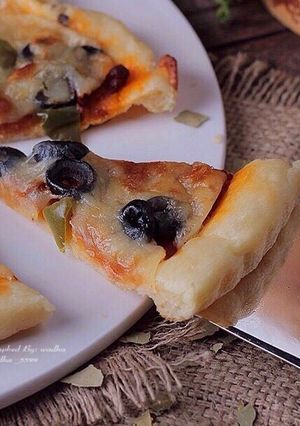 صورة لوصفة بيتزا 🍕🍕