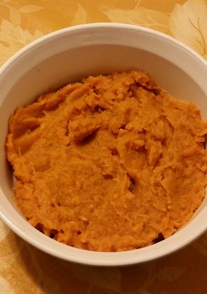 A picture of Mr Spock's Mashed Sweet Potatos.