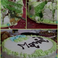 A picture of AMIEs Buko Pandan Chiffon Cake.