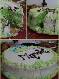 A picture of AMIEs Buko Pandan Chiffon Cake.