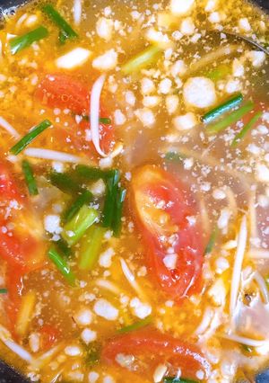 Hình của món Thịt băm nấu canh chua giải nhiệt mùa hè 👩🏻🍳.