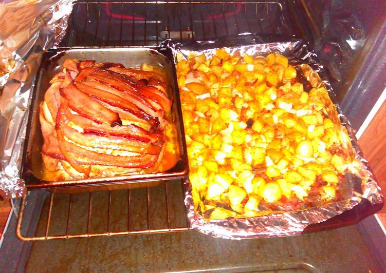 Recipe of Favorite Applewood bacon wrapped chicken with brown sugar