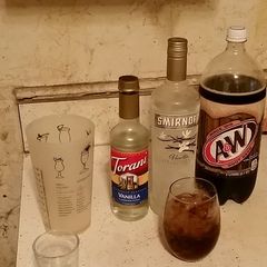 Diet Rootbeer Float A picture of Diet Rootbeer Float.