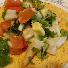A picture of ceviche.