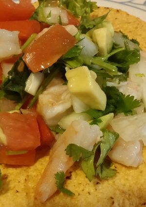 A picture of ceviche.