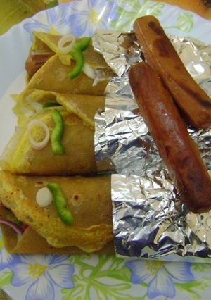A picture of Egg Sausage Roll.