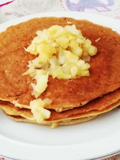Una foto de Panquecas de Avena y Cambur