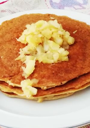 Una foto de Panquecas de Avena y Cambur