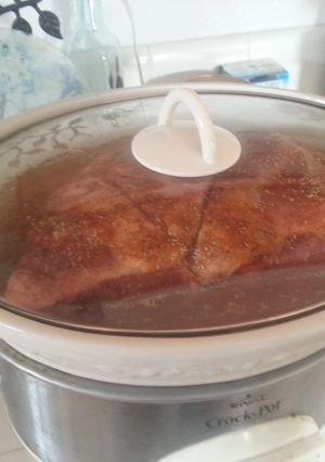 A picture of Crockpot Pulled Pork.