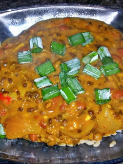 A picture of Creamy Black Lentil Curry.