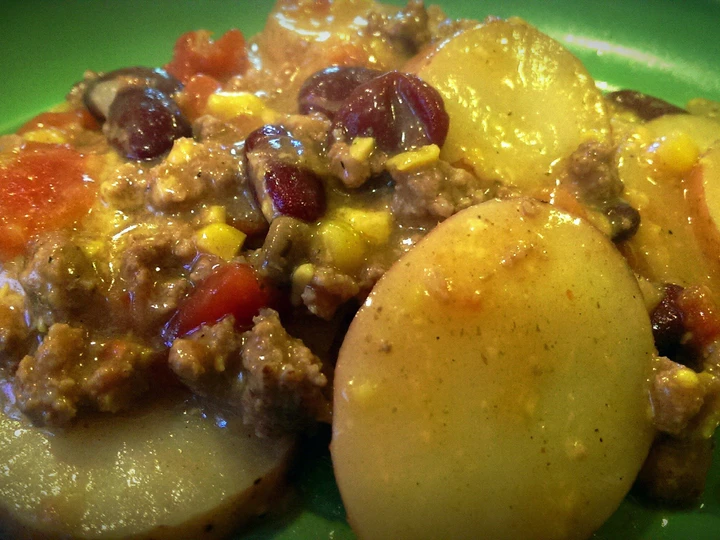 Easy Steps Make|Recipe} Cheesy Crockpot Cowboy Casserole, Can Pamper Your Tongue