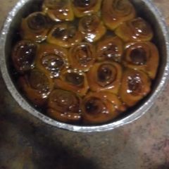 A picture of Sticky Cinnamon rolls.