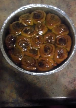 A picture of Sticky Cinnamon rolls.