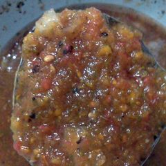 A picture of Salsa de chile manzano.