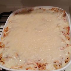 A picture of Baked Mostaccioli.
