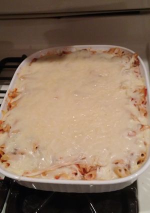 A picture of Baked Mostaccioli.