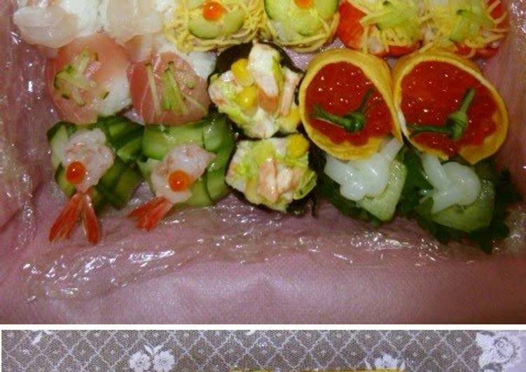 Simple Way to Prepare Award-winning Temari Sushi (Bite-sized Sushi Balls)